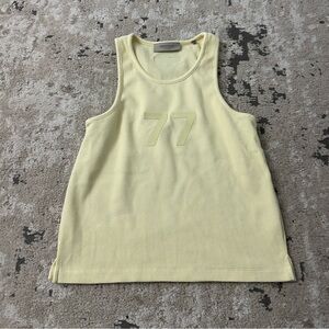 Fear of God Essentials Tank Top 'Egg Shell' Size Medium
